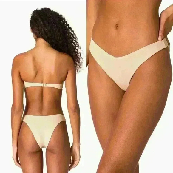 NWT onia Pale Pink Dalia Bikini SET Top & Chiara Bikini Bottom - Picture 8 of 16